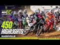 450 Class Highlights | Round 13 Nashville | Supercross 2026