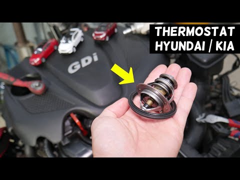 THERMOSTAT REPLACEMENT LOCATION HYUNDAI KIA 2.4 GDI ENGINE