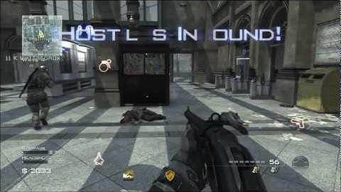 Mw3 first game of Survival Mode with ii K WHIT3FORDx