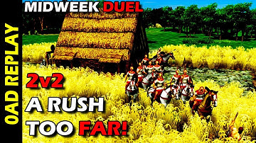 0AD Midweek Duel - 1v1 A Rush Too Far!