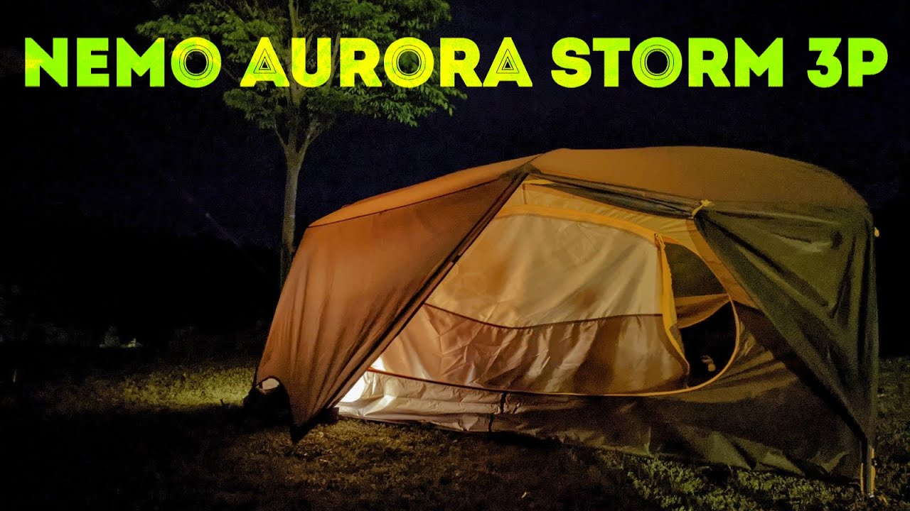 NEMO Aurora Storm 3p Tent review and setup『レビューと設営』