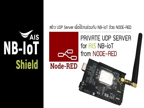 การสร้าง UDP Server ส่วนตัว เพื่อใช้งานร่วมกับ AIS NB-ioT ด้วย NODE-RED อย่างง่าย ภายใน 1 นาที