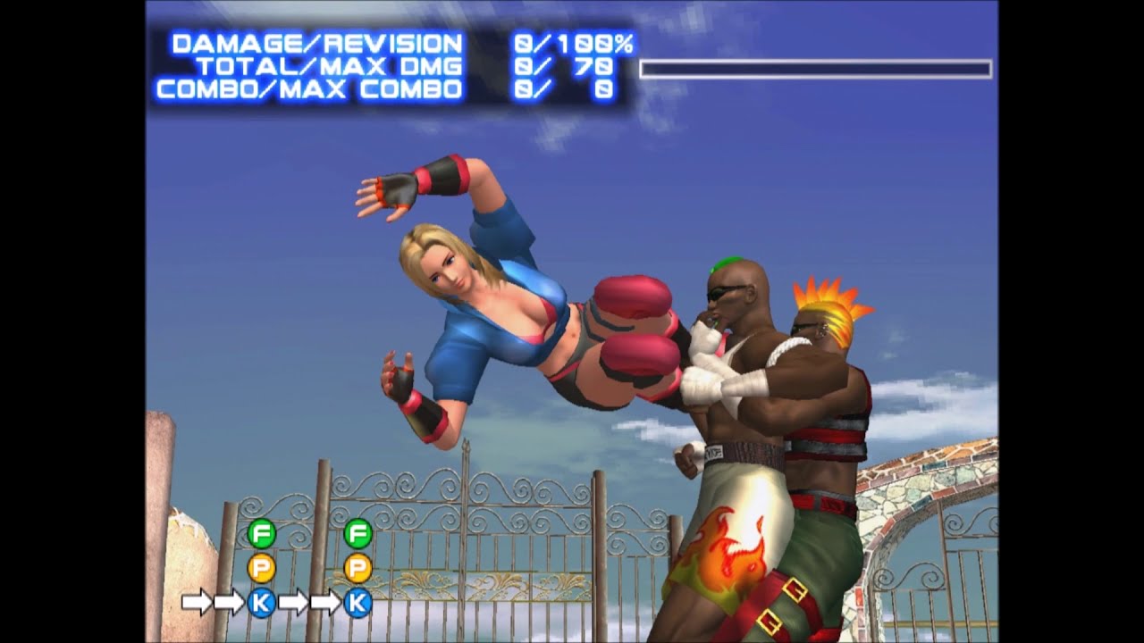 Dead or Alive 2, Tina Armstrong Holds & Throws Compilation