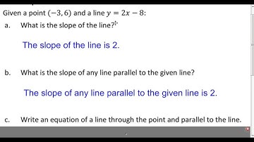 9.7.1 - Parallel Lines