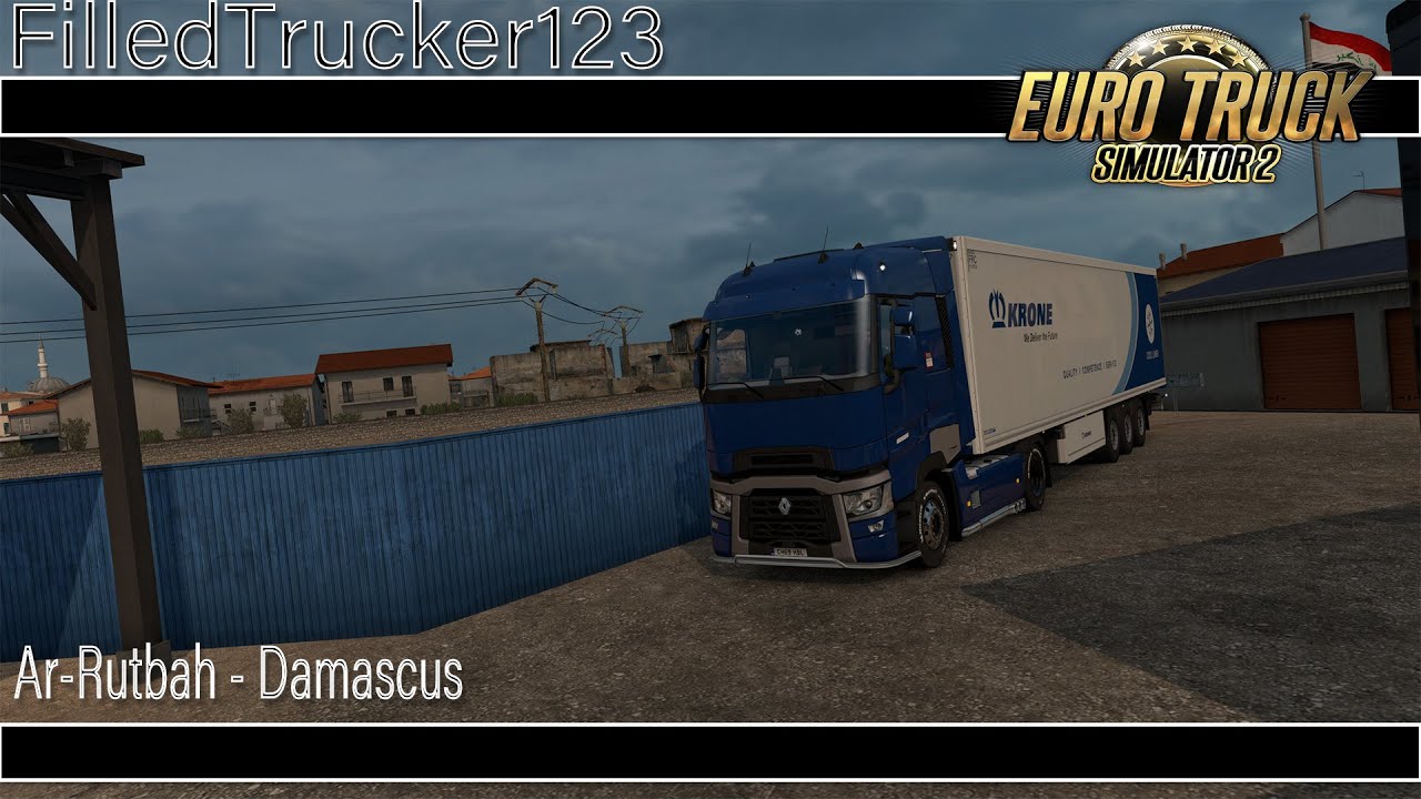 ETS2: Episode 28 - Ar-Rutbah - Damascus - Promods 2.45 - 1.36 - YouTube