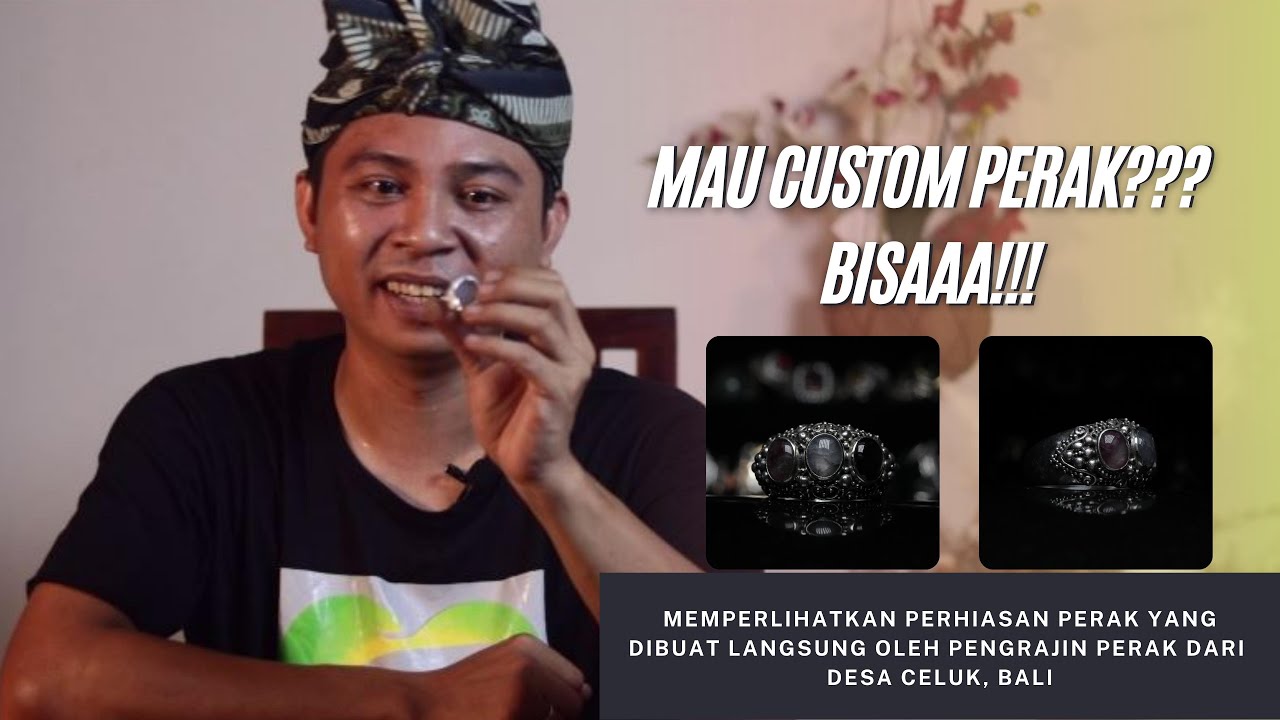 Beberapa Motif Perak dari Desa Celuk, Bali