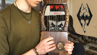 Video thumbnail of "Medieval Kravik Lyre - Skyrim, Dragonborn cover"