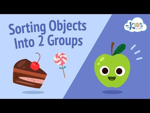 Sorting u0026 Logic Games for Kids | Sorting Objects into 2 Groups | Kids Academy