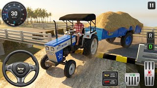 🚜 Swaraj Heavy Sand Load 💥 Speed Breakers Challenge 😱 | BUSSID Indian Map Gameplay 
