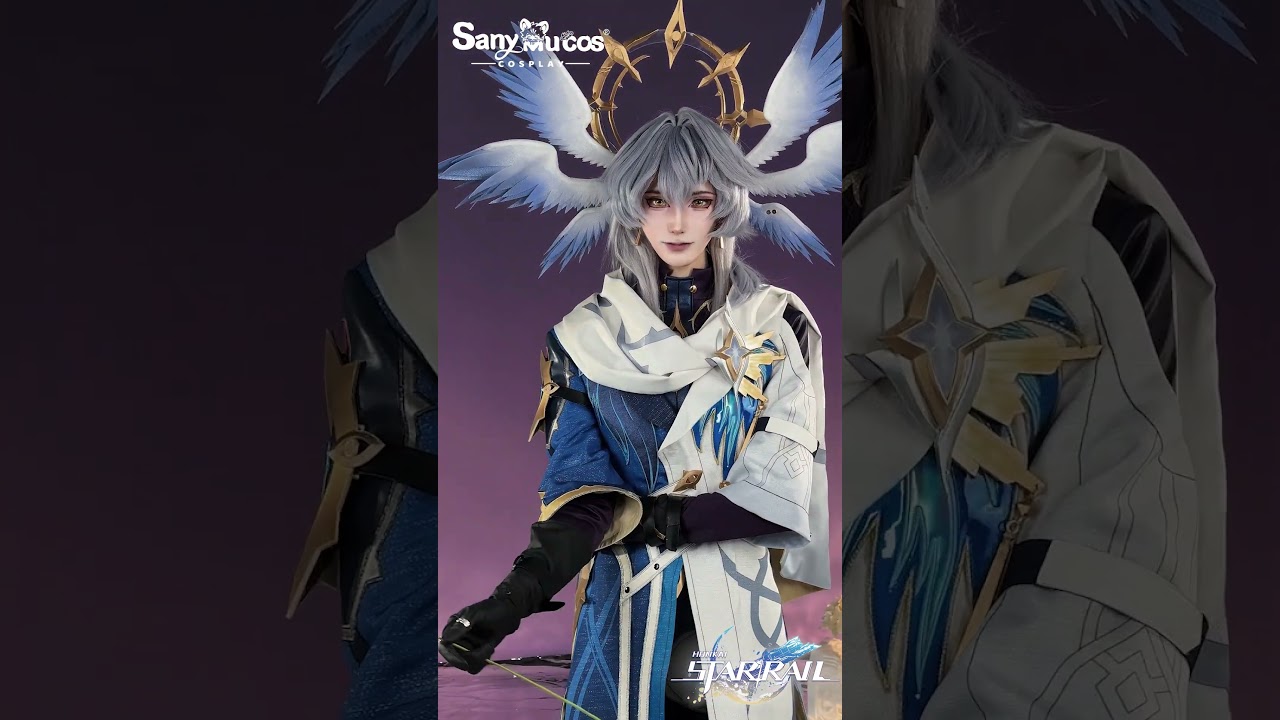 Honkai:Star Rail Sunday cosplay costume premium edition show🕊️🕊️#hsr #honkaistarrail #sundayhsr