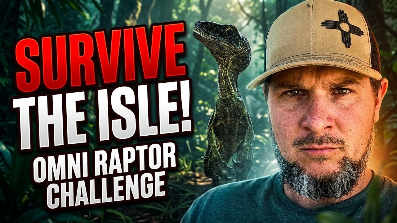 Onmi Raptor Surviving the Isle as a Omni Raptor - A Jurassic Challenge! - YouTube