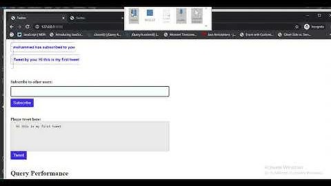 dos COP5615 twitter demo
