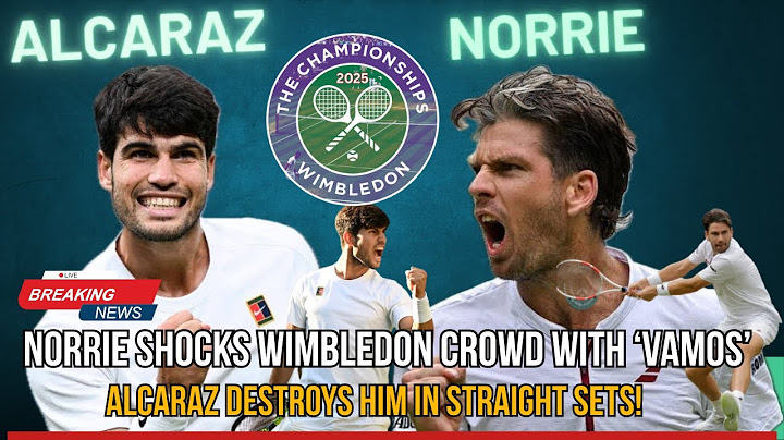 Cameron Norrie Shocks Wimbledon Crowd With ‘Vamos’ – Alcaraz DESTROYS Him In Straight Sets!