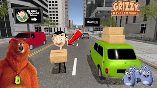 The grizzly & The Lemmings Play Mr Bean: City Special Delivery ( Android Gameplay Bulbule and MBhalu screenshot 3