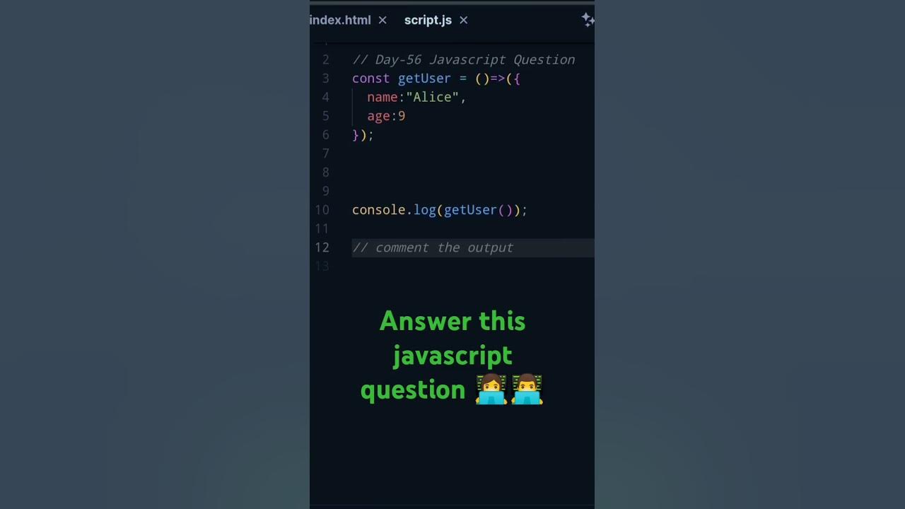 Day-56 Javascript Question #javascript #javascriptlearning #coding # ...