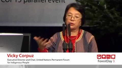 Vicky Corpuz - Climate Change Mitigation