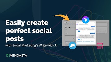 Create perfect social media posts with Write with AI in Vendasta
