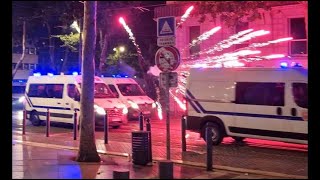 Marseille : les images des affrontements de la nuit dernière dans le centre ville