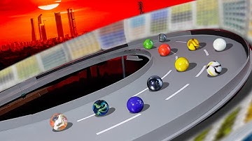 GlassCar 2020 - Race 1 (C1) GP SunStorm - Marble Race By Fubeca