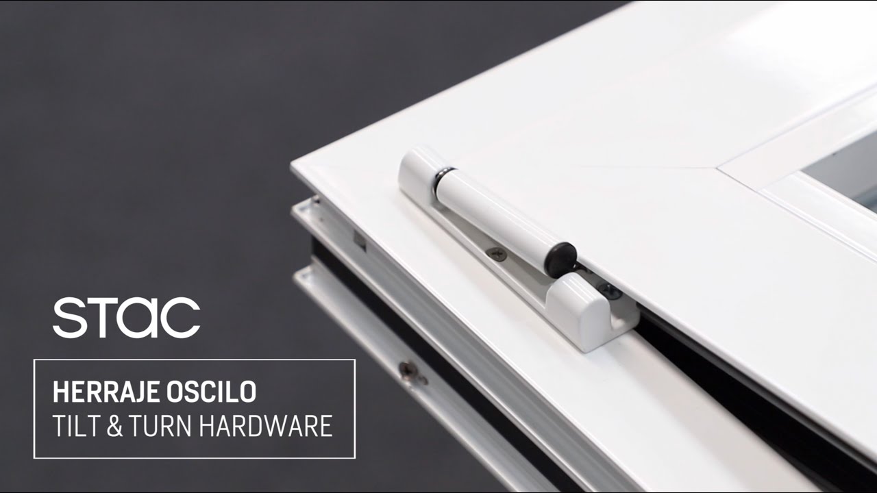 MONTAJE HERRAJE OSCILO - TILT & TURN HARDWARE ASSEMBLY