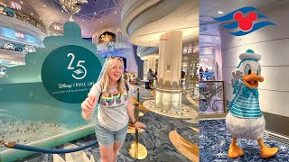 FIRST Silver at Sea Disney Cruise! Sail Away Party, Special Gifts, Drinks &amp; Merch, Arendelle &amp; More!