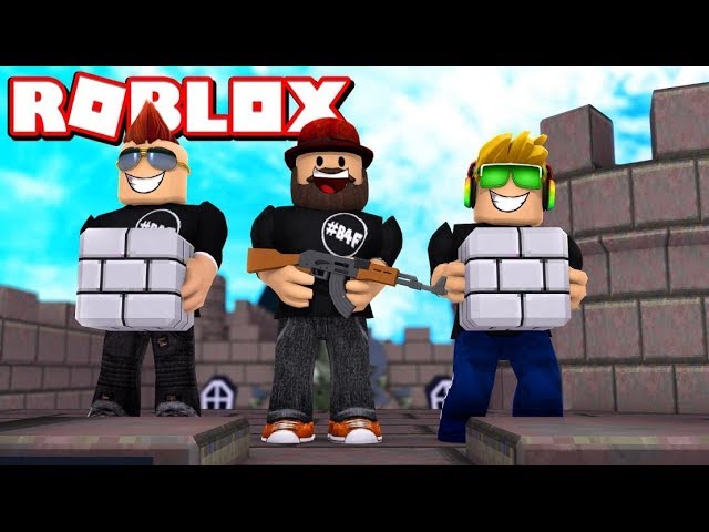 Roblox Fort Wars Blox4fun Squad Building To Survive Youtube - building the biggest fort and defeating monsters roblox