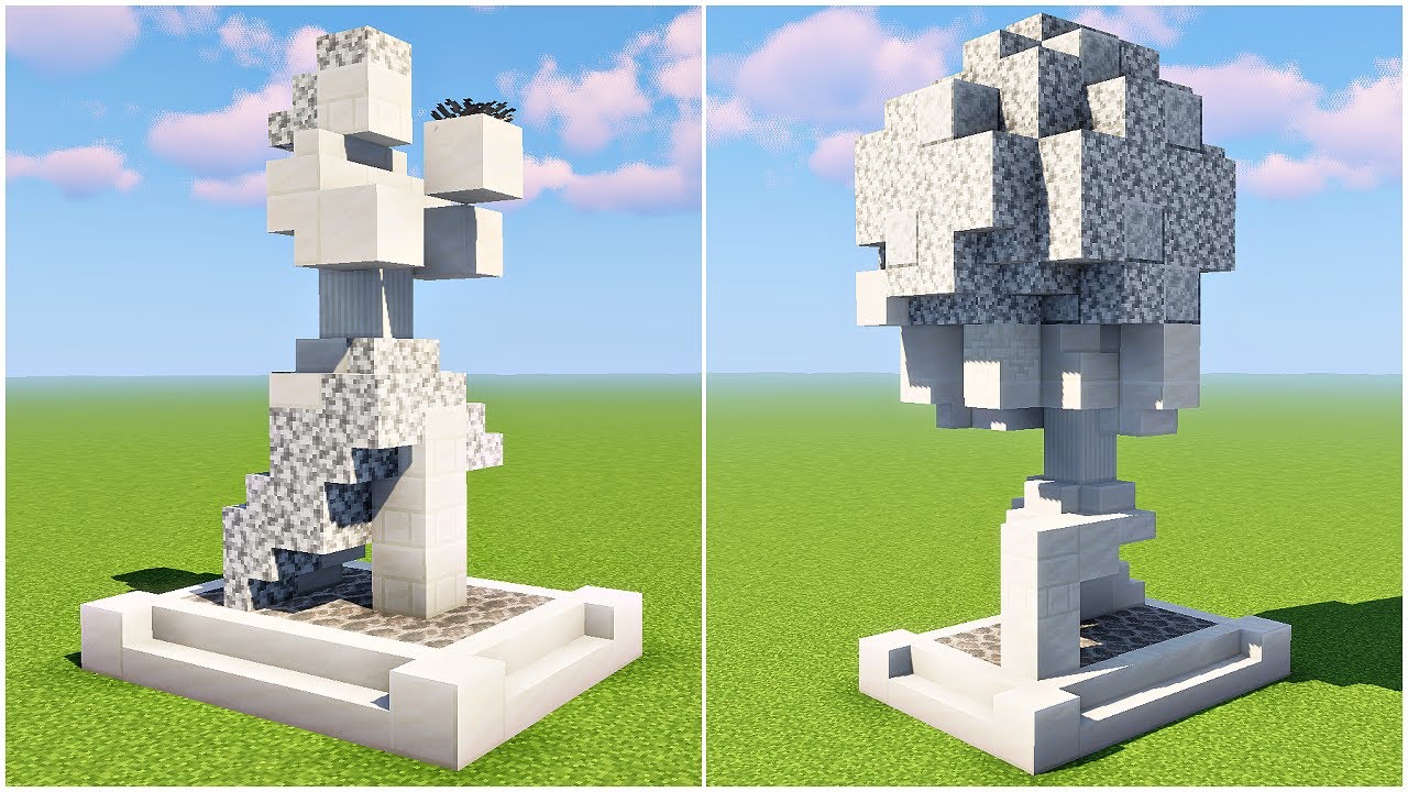 Minecraft Atlas Statue Tutorial