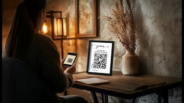 Digital Funeral Program with QR Code