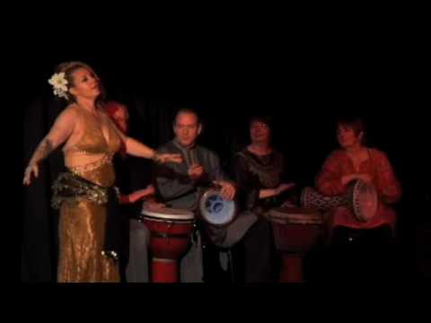 Belly dance with Drummers