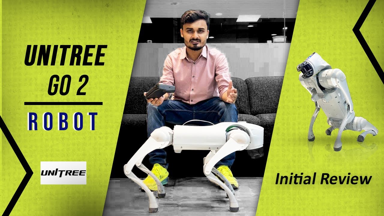 Unitree Go 2 Robot - Initial Review & Features in India 🇮🇳 | Advanced AI & Obstacle Avoidance