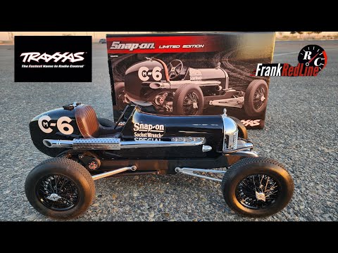 Traxxas 1920 Snap-on Sprint car first run. First on Youtube.