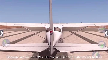 Cessna 172 START-UP & TAKEOFF Tutorial | X-Plane 10 Mobile