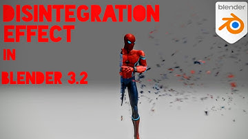 DISINTEGRATION EFFECT in Blender3.2 under 5min,Beginner friendly tutorial.#blender #blendertutorial