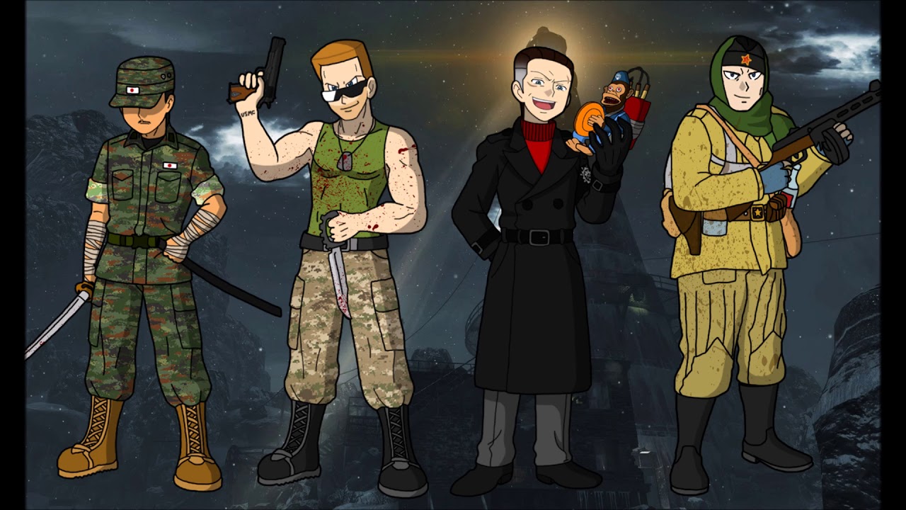 Call of the Dead - Original Characters Trapped Easter Egg Quotes (Solo)