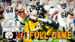 Steelers vs Bengals [FULL GAME] Highlights WEEK 7 |2025 NFL Highlights