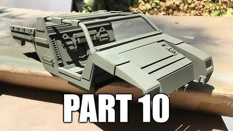 Turning a GI Joe VAMP into a custom RC creation part 10