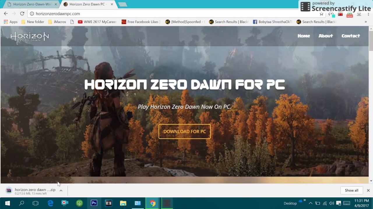 Horizon zero dawn pc download ita