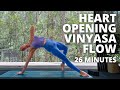 Open heart vinyasa yoga flow  26minutes ashley freeman