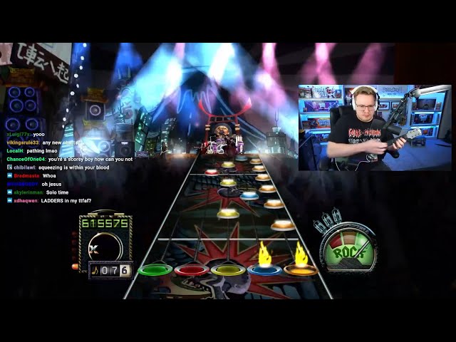 Guitar Hero 3 Beta - Through The Fire and Flames First Playthrough u0026 Reactions class=