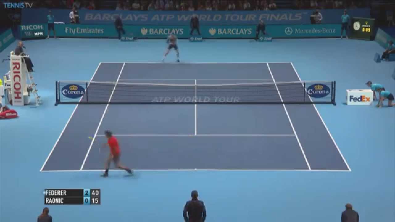 super win🕑Từ Sơn🦁Vĩnh viễn Roger Federers Hot Shots from ATP World Tour Finals HD 2014