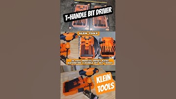 Klein Tools ProFlex Ratcheting T-Handle Impacted Rated Bit Driver Short @KleinToolsVideo