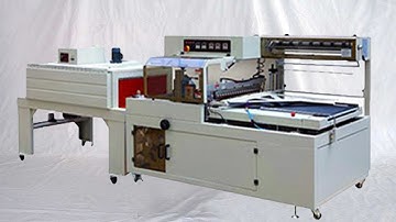 Mobile boxes film sealing shrink packaging fully automatic sealer shrinkage equipment 手機盒子封切收縮包裝機器