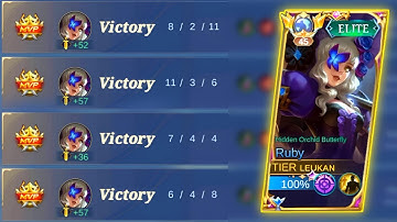 RUBY WIN STREAK USING THIS BUILD!🔥RUBY MOBILE LEGENDS