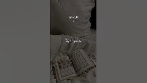 وَمَا تَوْفِيقِي إِلَّا بِاللَّهِ  عَلَيْهِ تَوَكَّلْتُ وَإِلَيْهِ أُنِيبُ #قرآن  #تلاوة_خاشعة