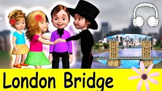 Video thumbnail of "The London Bridge is Falling Down | Family Sing Along - Muffin Songs"