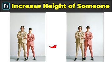 How to Increase Height of Someone - Photoshop Tutorial
