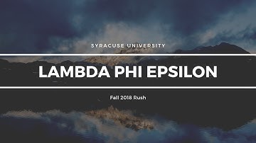 Fall 2018 Rush ~ Syracuse University