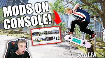 Can you mod Skater XL on ps4?