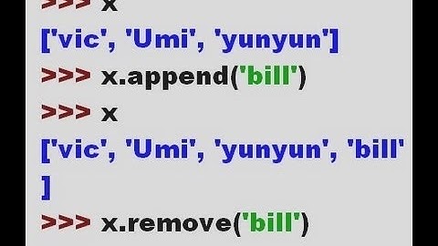 Python Lists and Tuples - append, remove, insert, tuple()