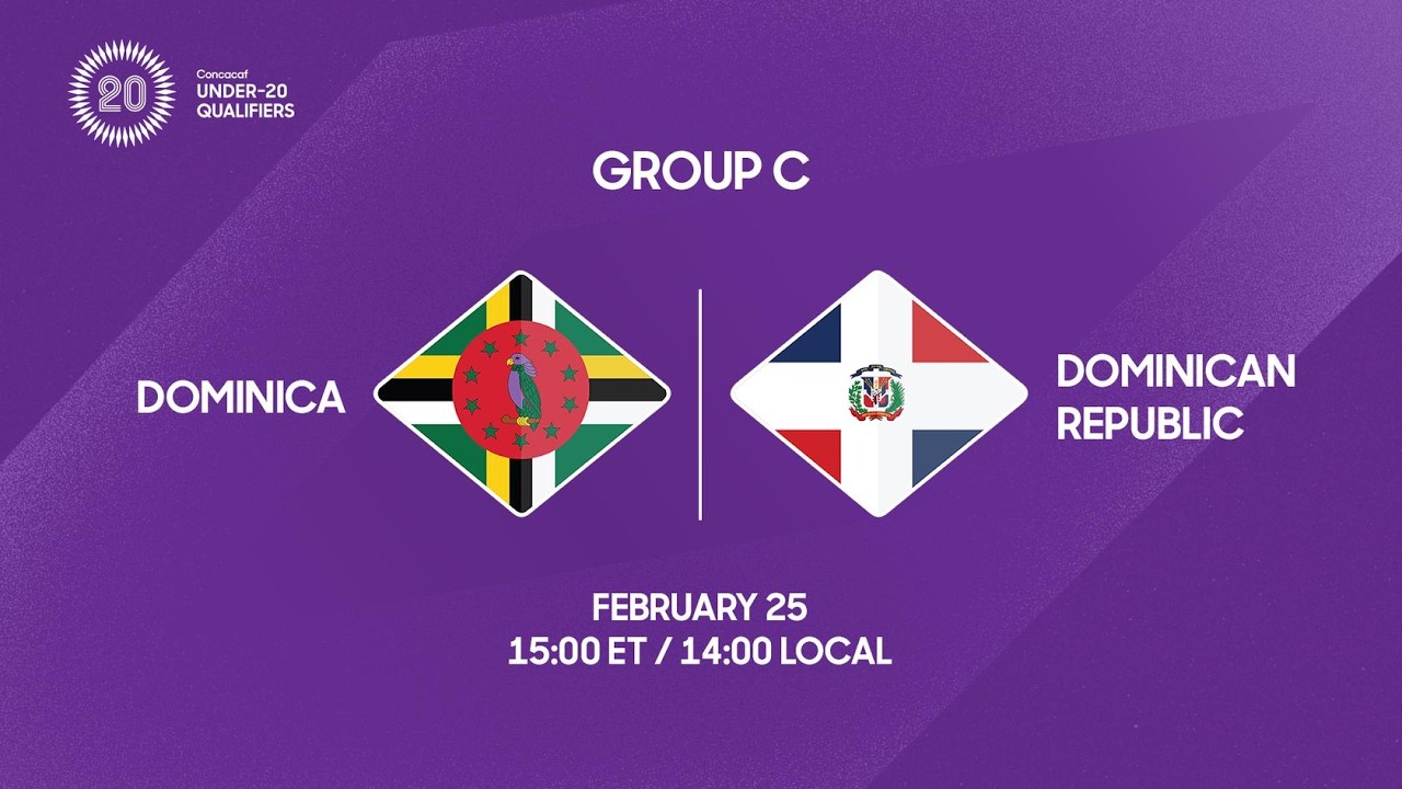 Dominica vs Dominican Republic | 2026 Concacaf Under-20 Qualifiers